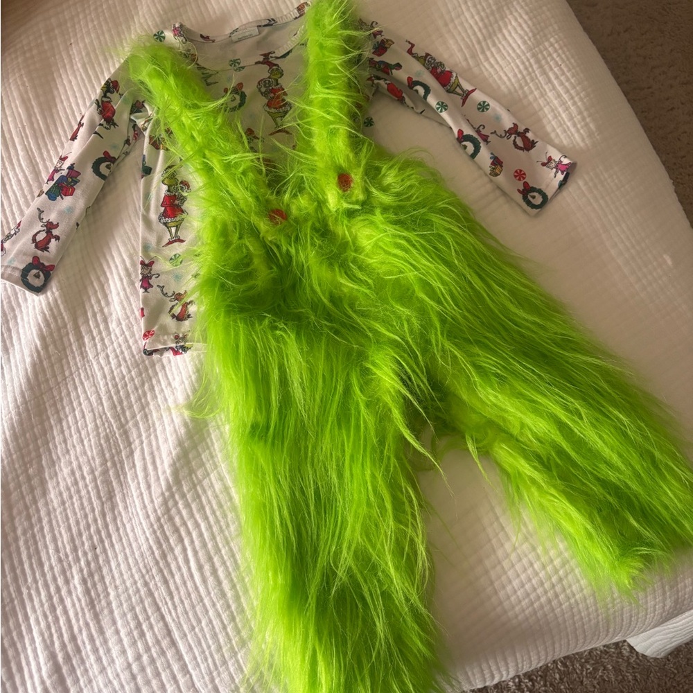 Toddler grinch outfit